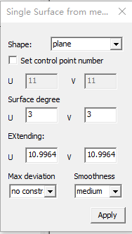 Tutorial 11 - Fit mesh to NURBS surface by specifying shape type. (  Command: _RsMesh2Surf in RhinoResurf for Rhino 4 or 5)